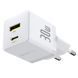 Зарядний Пристрій Baseus Palm Fast Charger Type-C+USB 30W (P1011160A213-00) white 396931 фото 3