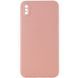 Силіконовий чохол Candy Full Camera для Apple iPhone XS Max (6.5") Рожевий / Pink Sand 206022 фото 1