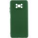 Чохол TPU GETMAN Liquid Silk Full Camera для Xiaomi Poco X3 NFC / Poco X3 Pro Зелений / Dark green 323795 фото 1