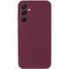 Чохол Silicone Cover Lakshmi Full Camera (AAA) для Samsung Galaxy S25 FE Бордовий / Plum 401429 фото 2