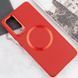 TPU чохол Bonbon Metal Style with MagSafe для Samsung Galaxy S23 Червоний / Red 278014 фото 4