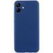 Чохол TPU GETMAN Liquid Silk Full Camera для Samsung Galaxy A06 Синій / Navy Blue 323933 фото 2