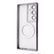 Чохол WAVE Metal Color Case with Magnetic Ring Samsung Galaxy S23 Ultra silver 333164 фото 2