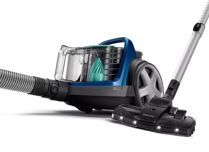 Пилосос Philips контейнерний 5000 Series, 900Вт, конт пил -1,5л, НЕРА13, чорно-синій (FC9557/09) 373882 фото