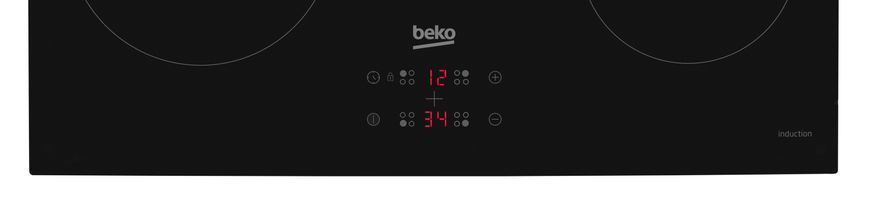 Варильна поверхня Beko індукційна, 60см, чорний (HII64400MT) 369813 фото