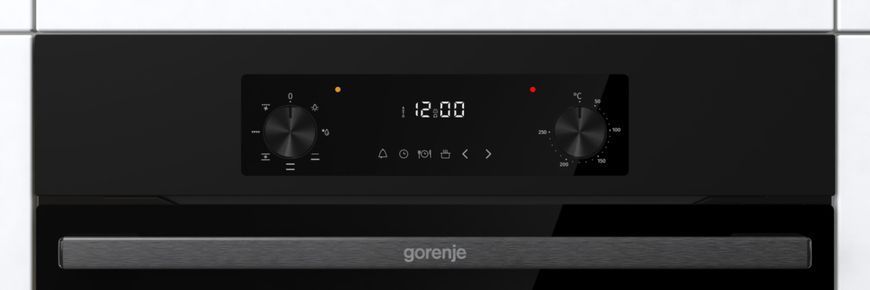 Духова шафа Gorenje електрична, 61л, A+, дисплей, конвекція, чорний 391811 фото