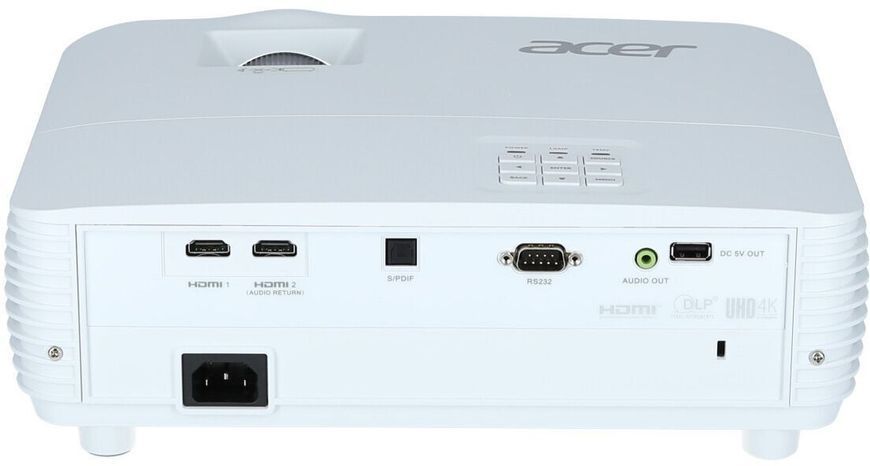 Проєктор домашнього кінотеатру Acer H6830BD UHD, 4000 lm, 1.127-1.46 (MR.JVK11.001) 369178 фото