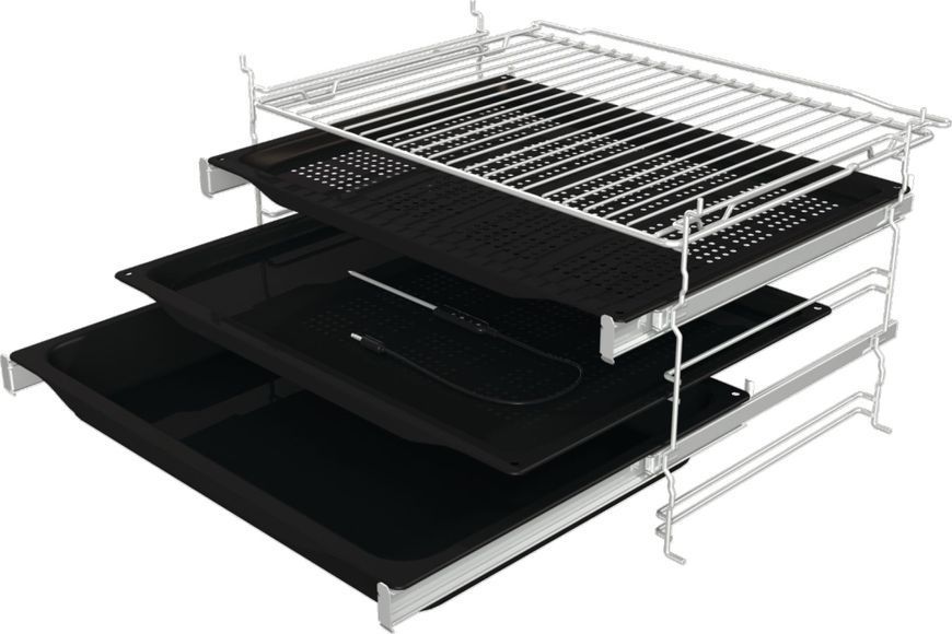 Духова шафа Gorenje електрична, 77л, A+, пара, дисплей, 300 &deg;C, Wi-Fi, чорний (BSA6747A04BGWI) 366687 фото