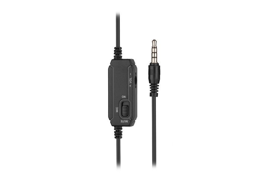 Гарнітура ПК стерео On-ear 2E CH12 mini-jack, omni-mic, 1.2м, чорний (2E-CH12SJ) 363846 фото