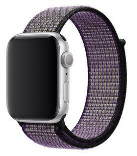 Ремінець Apple Watch 44mm Nike Sport Loop - Desert Sand/Volt (MWU52) 195243 фото