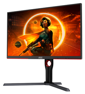 Монiтор TFT AOC 27&rdquo; Q27G3XMN/BK MiniLED VA QHD 180Hz 2*HDMI DP Pivot Black/Red 316078 фото