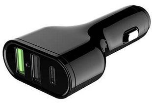 АЗП Devia Swift Drive 3 USB Car Charger QC3.0 Black 118428 фото