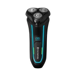 Бритва електр. Remington роторна Style Aqua, бритв.головок-3, Ni-Mh, сух.+волог., водонепрон., дорожн., чохол, чорно-синій (R6000) 370546 фото
