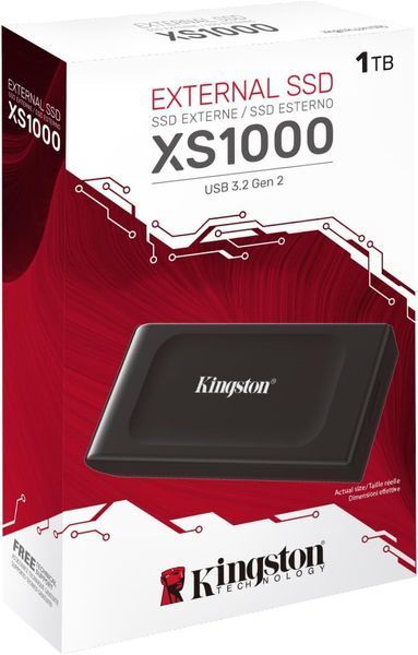 Портативний SSD Kingston 1TB USB 3.2 Gen 2 Type-C XS1000 (SXS1000/1000GA) 380622 фото