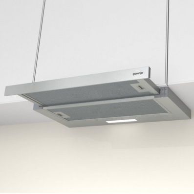 Витяжка Gorenje телескопічна, 60см, 350м.куб/год, нерж (TH62E3X) 375993 фото