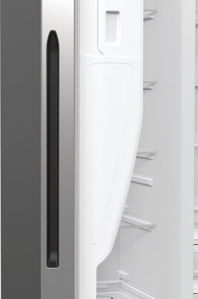 Холодильник SBS Gorenje, 179х70х92см, 2 двері, 376(190)л, А++, NF+, Інв., Зона св-ті, диспенсер, генератор льоду, Зовн. Диспл, нерж (NRR9185ESXL) 374807 фото