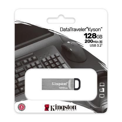 Накопичувач Kingston 128GB USB 3.2 Type-A Gen1 DT Kyson (DTKN/128GB) 374660 фото