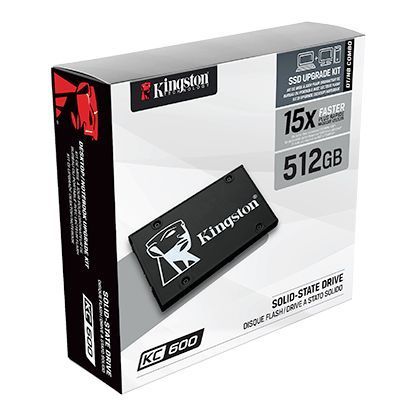 Накопичувач SSD Kingston 2.5" 512GB SATA KC600 (SKC600/512G) 371900 фото