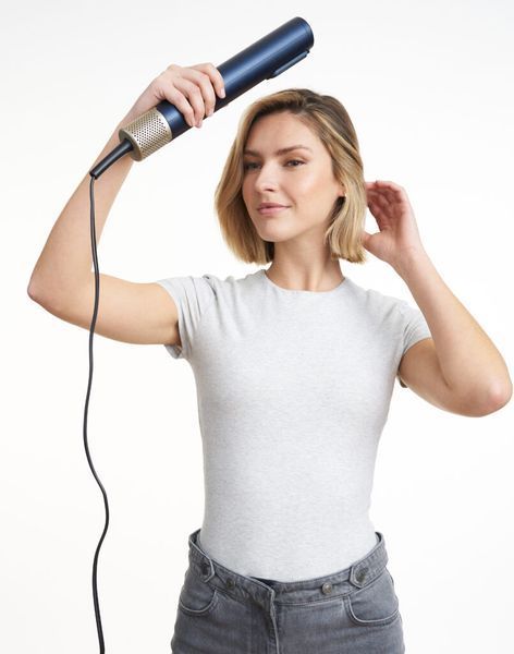Стайлер Babyliss Air Wand, 1600Вт, темп.режимов-3, подвійна іонізація, 2 насадки, синій (AS6550E) 373004 фото