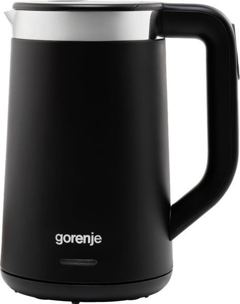 Електрочайник Gorenje 1.7л, Strix контроль, LED дисплей, чорний (K17TRDW) 371040 фото