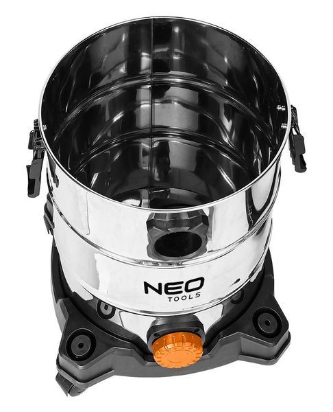 Пилосос професійний Neo Tools, 1400Вт, 18 кПа, контейнер 30л, HEPA, колеса, 5.92кг (04-738) 373324 фото