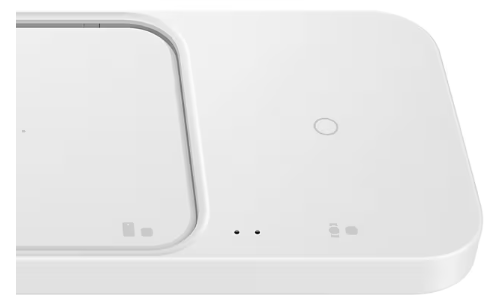 Бездротовий зарядний пристрій SAMSUNG 15W Wireless Charger Duo w/o TA EP-P5400BWEGEU / Білий 307190 фото