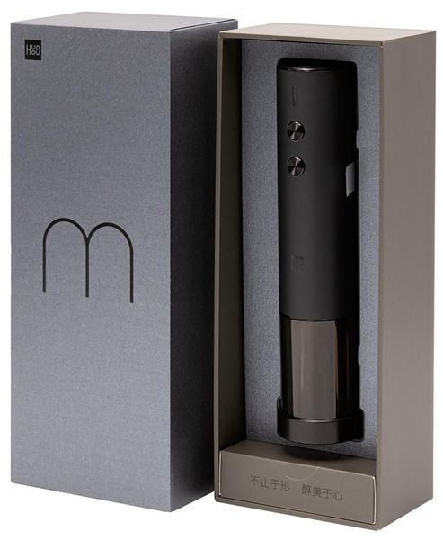 Електроштопор Xiaomi Electric Wine Opener (HU0120) Black 280011 фото