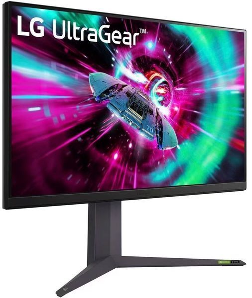 Монітор LG 31.5" 32GR93U-B 2xHDMI, DP, USB, Audio, IPS, 3840x2160, 144Hz, 1ms, DCI-P3 95%, G-SYNC, FreeSync, Pivot, HDR400 379534 фото