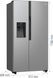 Холодильник SBS Gorenje, 179х70х92см, 2 двері, 376(190)л, А++, NF+, Інв., Зона св-ті, диспенсер, генератор льоду, Зовн. Диспл, нерж (NRR9185ESXL) 374807 фото 6