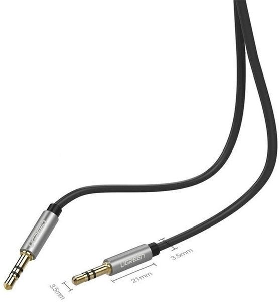 Кабель UGREEN AV119 3.5mm Male To 3.5mm Male Cable 3m Black (10736) 280587 фото