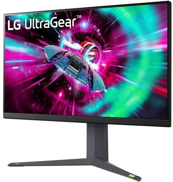 Монітор LG 31.5" 32GR93U-B 2xHDMI, DP, USB, Audio, IPS, 3840x2160, 144Hz, 1ms, DCI-P3 95%, G-SYNC, FreeSync, Pivot, HDR400 379534 фото