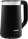 Електрочайник Gorenje 1.7л, Strix контроль, LED дисплей, чорний (K17TRDW) 371040 фото 1
