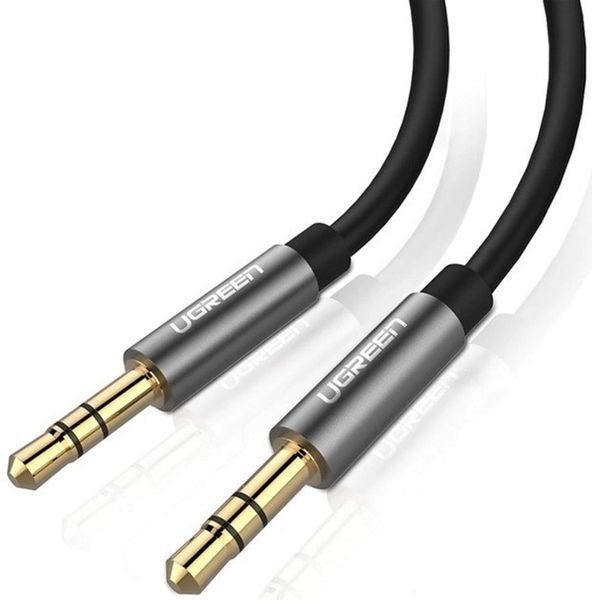 Кабель UGREEN AV119 3.5mm Male To 3.5mm Male Cable 3m Black (10736) 280587 фото