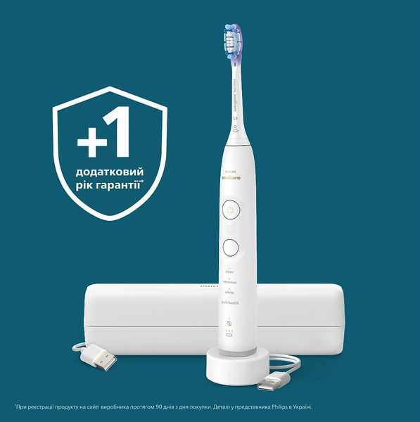 Щітка зубна електр. Philips, Sonicare 7100 Series, 62т. колив/хв, насадок-1, футляр, білий (HX7420/01) 387582 фото