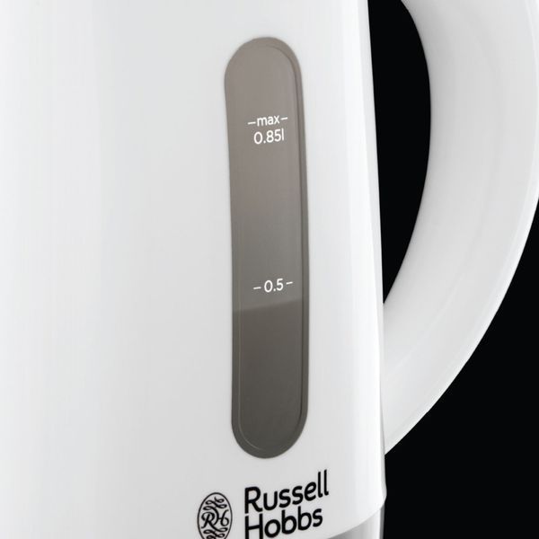 Електрочайник Russell Hobbs Travel 0.85л, пластик, білий (23840-70) 363618 фото