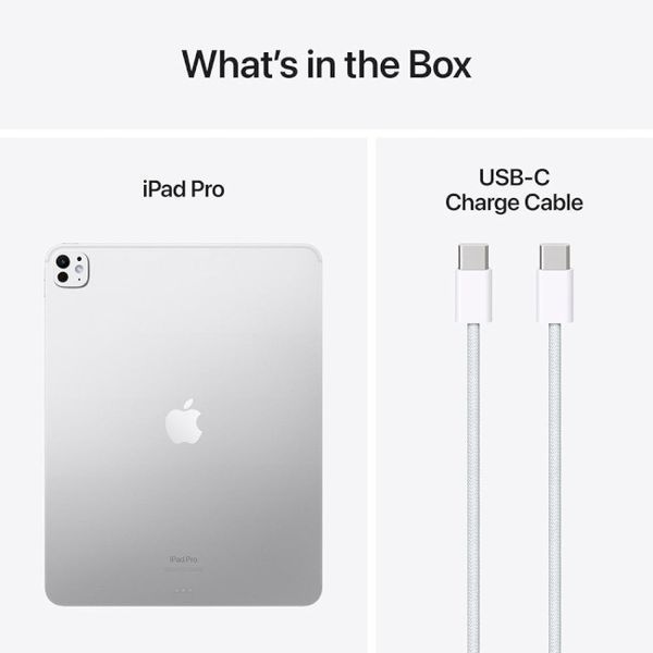 Планшет Apple iPad Pro 11 (2024) Wi-Fi 2TB Silver (M4) 313448 фото