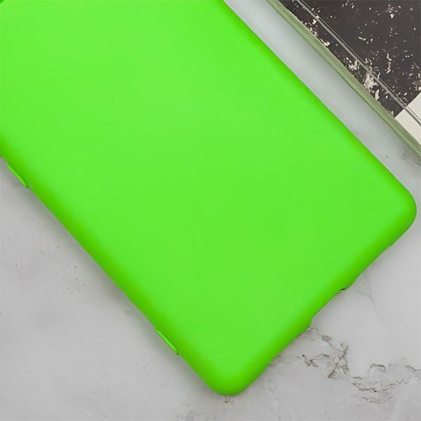 Чохол Silicone Cover Lakshmi Full Camera (A) для Xiaomi Redmi A3 Салатовий / Neon Green 289632 фото