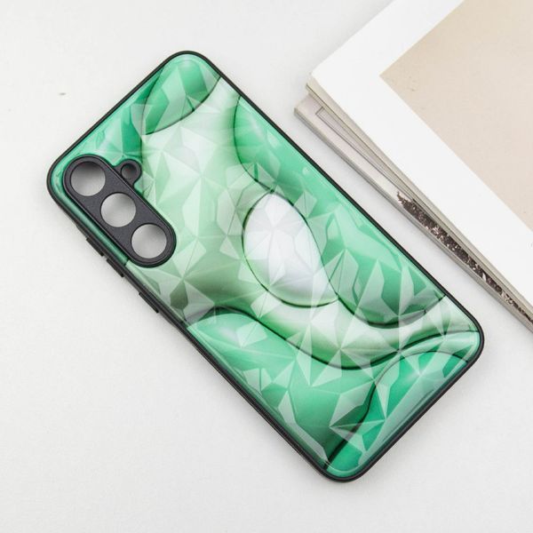 TPU+PC чохол Prisma BubbleGum для Samsung Galaxy A55 3D Green 328566 фото