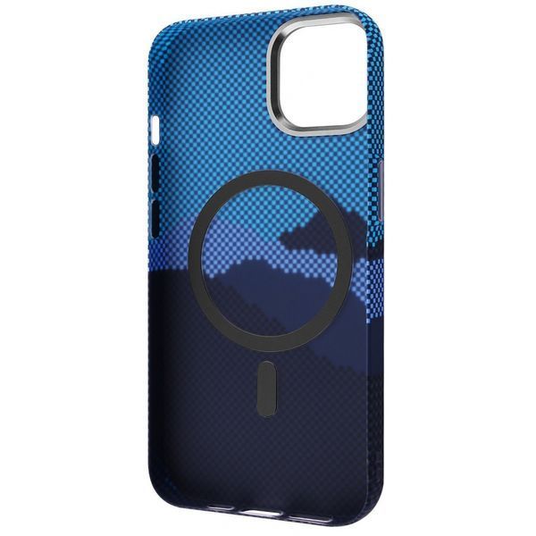 Чохол WAVE Gleam Case with Magnetic Ring iPhone 15 gold stripes 359846 фото