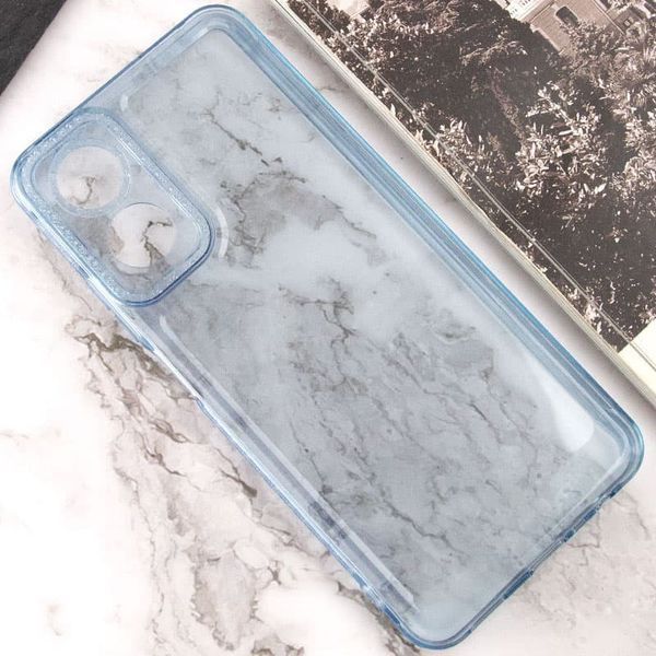 Чохол TPU Starfall Clear для Oppo A17 Блакитний 270432 фото