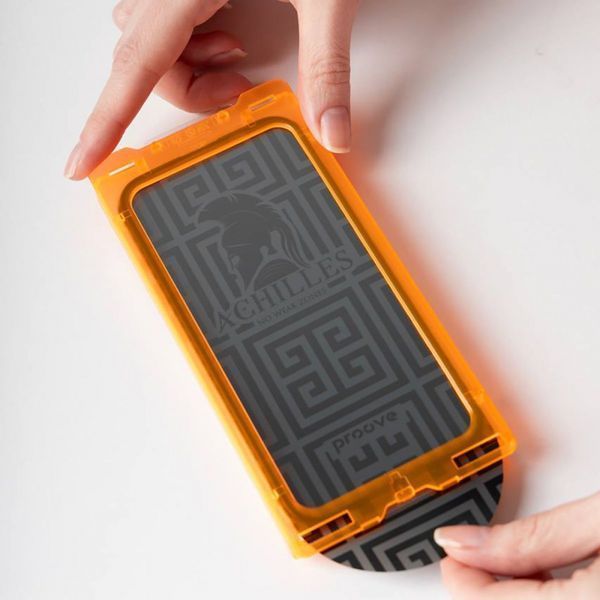 Захисне скло Proove Achilles Installation Box iPhone 15/16 black (PGPAIB160001) 346298 фото