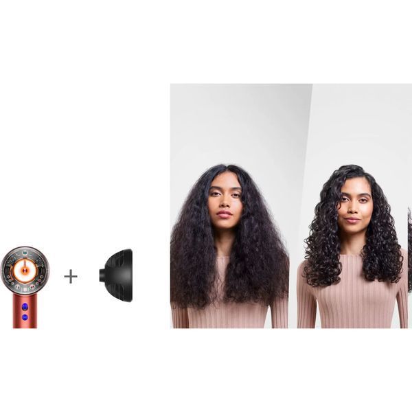 Фен Dyson Supersonic HD16 Nural Strawberry Bronze/Blush Pink (561725-01) з боксом EU 324063 фото