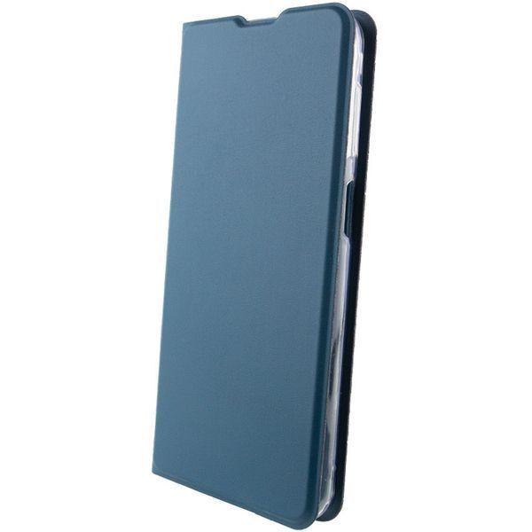 Шкіряний чохол книжка GETMAN Elegant (PU) для TECNO Camon 19 Синій 269625 фото