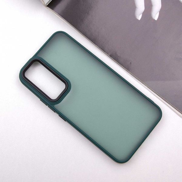 Чохол TPU+PC Lyon Frosted для Samsung Galaxy S25 / S24 Green 346550 фото