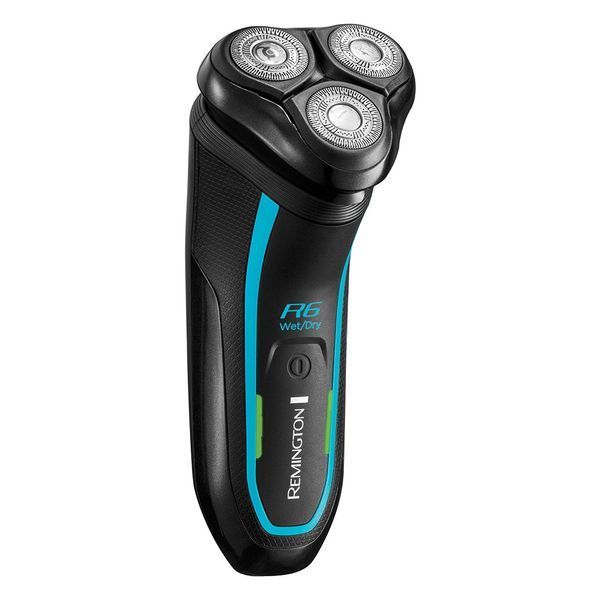 Бритва електр. Remington роторна Style Aqua, бритв.головок-3, Ni-Mh, сух.+волог., водонепрон., дорожн., чохол, чорно-синій (R6000) 370546 фото