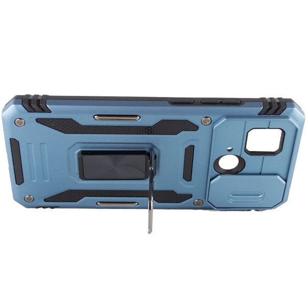 Ударостійкий чохол Camshield Army Ring для Xiaomi Redmi 10C Блакитний / Light Blue 257695 фото
