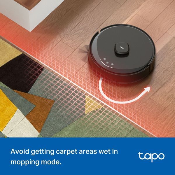 Робот-пилосос TP-LINK TAPO RV 30 MAX LIDAR з підтримкою вологого прибирання + док-станція (TAPO-RV30-MAX-PLUS) 375048 фото