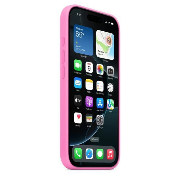 Чохол-накладка Apple iPhone 16 Pro Apple Silicone Case MagSafe Peony 357459 фото