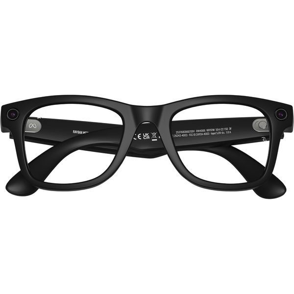 Розумні окуляри RAY-BAN | META WAYFARER Standard - Matte Black / Clear to Graphite Green Transitions (RW4006 601S1M 50-22) 358377 фото