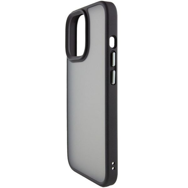 TPU+PC чохол Metal Buttons для Apple iPhone 15 Plus (6.7") Чорний 275278 фото